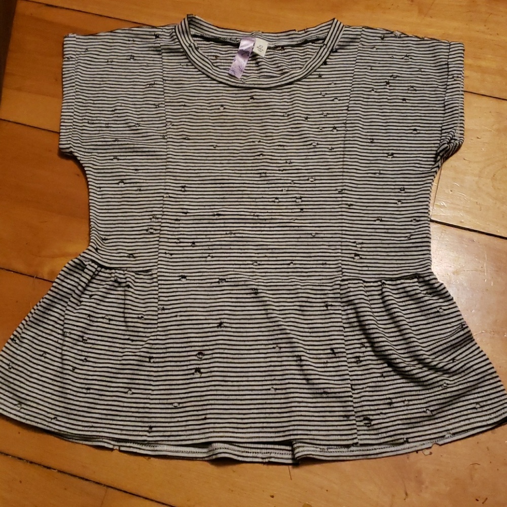 Juniors Poplin Top